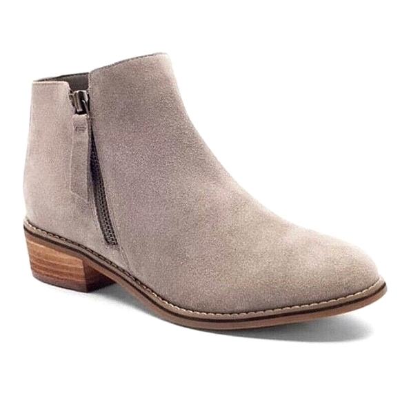 Blondo Shoes - Blondo "Linda" Waterproof Beige Taupe Tan Suede Ankle Bootie | Women's Size 9.5